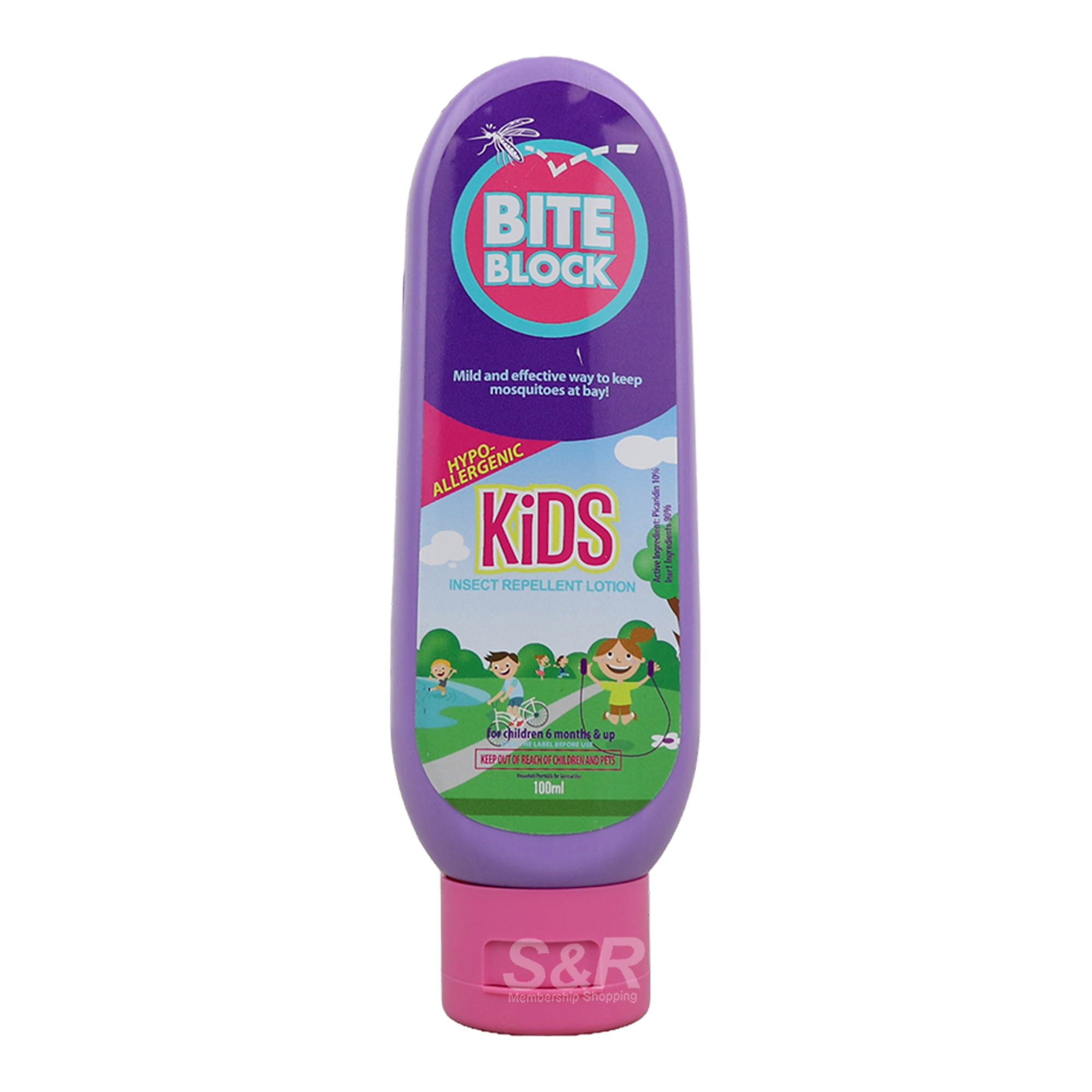 Bite Block Insect Repellent Lotion for Kids 100mL